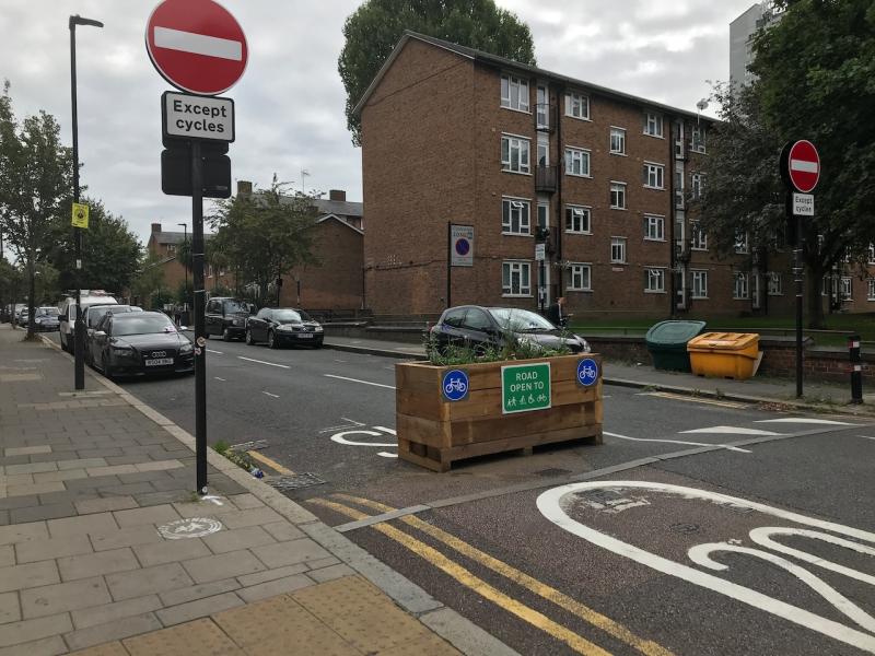 Sandmere Road partly blocked at Bedford Road Knowledge Companion